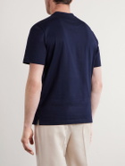 Brioni - Cotton-Jersey T-Shirt - Blue