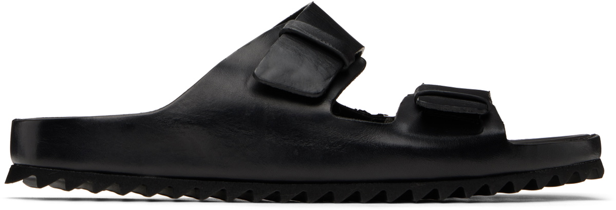 Officine Creative Black Agorà 010 Sandals