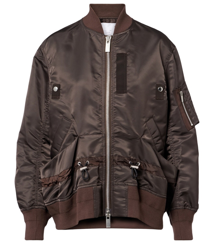 Photo: Sacai Twill bomber jacket