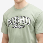 Neighborhood Men's 11 Printed T-Shirt in Sage Green