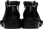 Jil Sander Black Cutout Loafers