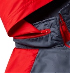 Nike x Undercover - GYAKUSOU NRG Logo-Print Shell Half-Zip Hooded Jacket - Blue