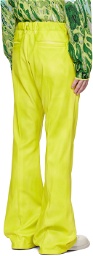 TAAKK Yellow Flared Trousers