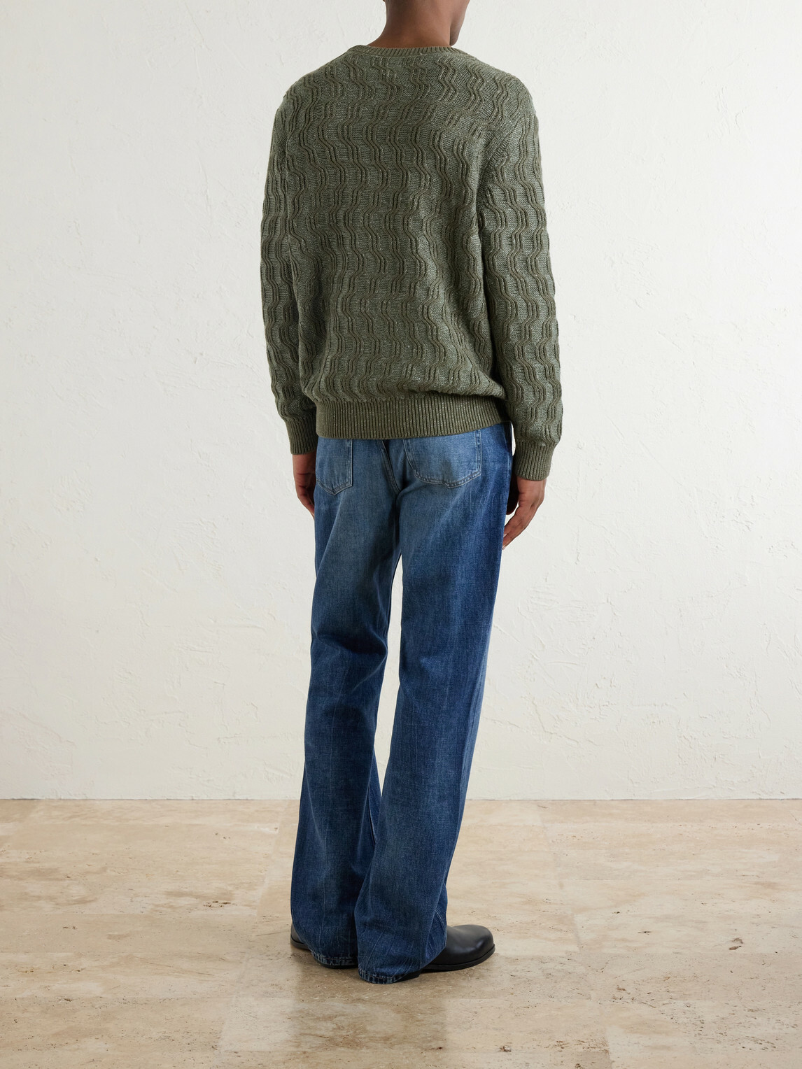 Aimé Leon Dore - Cable-Knit Cotton-Blend Sweater - Green