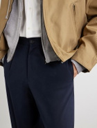 Noah - Straight-Leg Cotton-Twill Trousers - Blue