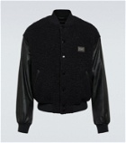 Dolce&Gabbana Logo wool-blend bomber jacket
