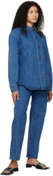 WYNN HAMLYN Blue Faded Jeans