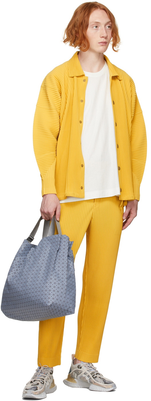 Homme Plissé Issey Miyake Yellow Monthly Color August Jacket Homme