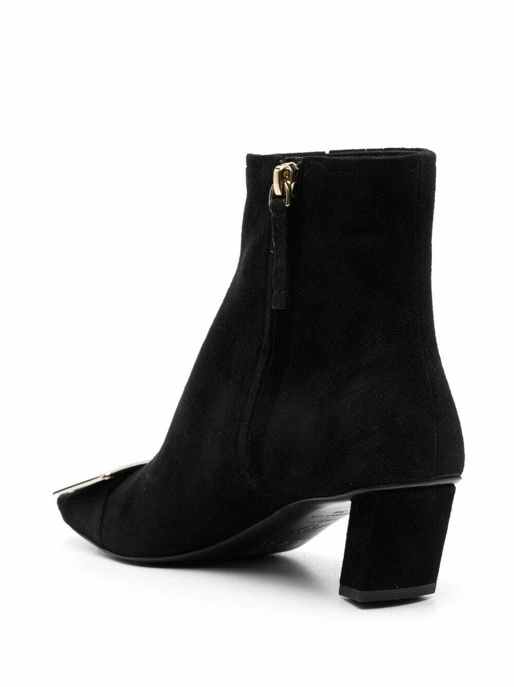 BELLE VIVIER CHELSEA BOOTIES IN BLACK SUEDE