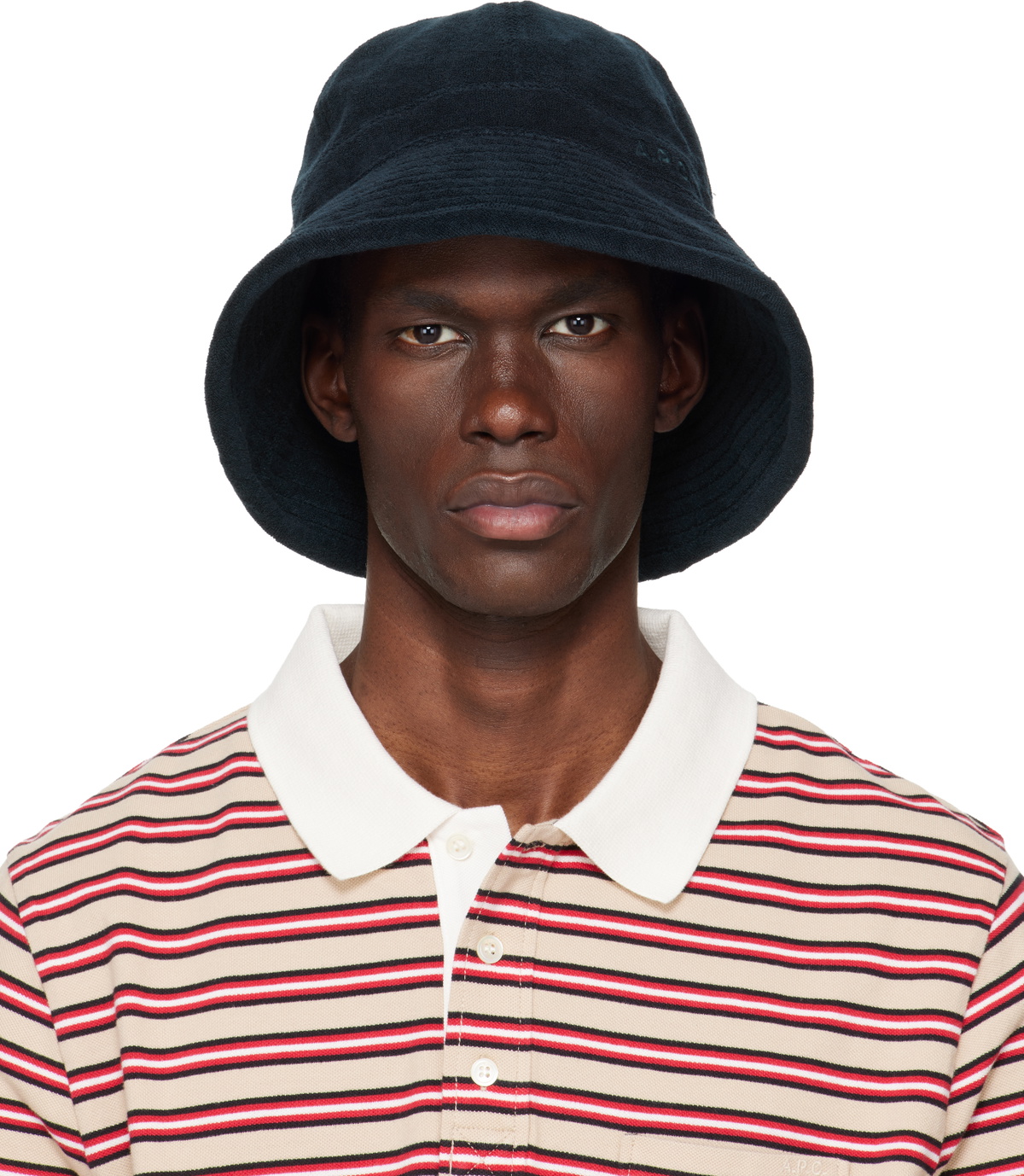 A.P.C. Navy 'Le Bob' Bucket Hat