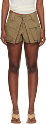 Isabel Marant Brown Barta Cotton Shorts