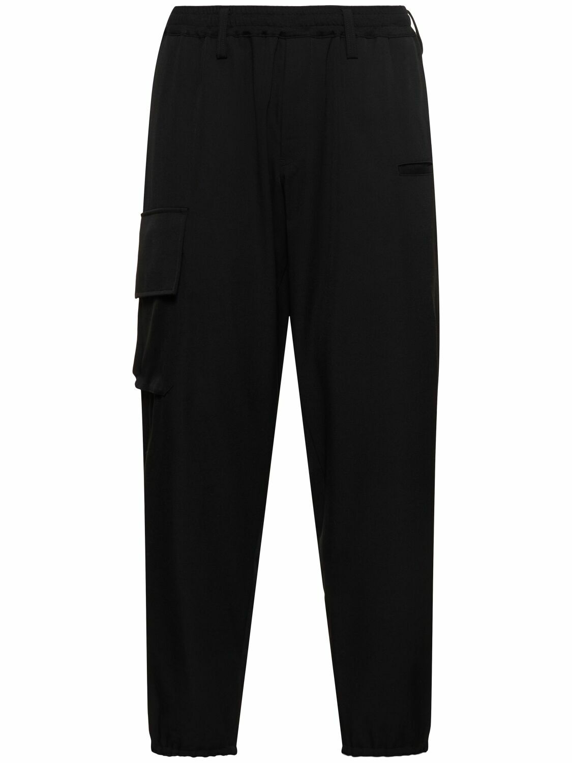 YOHJI YAMAMOTO - Z-rib Wool Cargo Pants Yohji Yamamoto