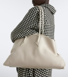 The Attico La Passeggiata Medium leather tote bag