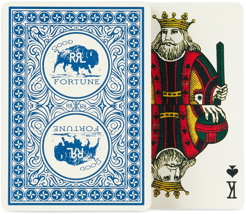 RRL Off-White 'Good Fortune' Playing Cards