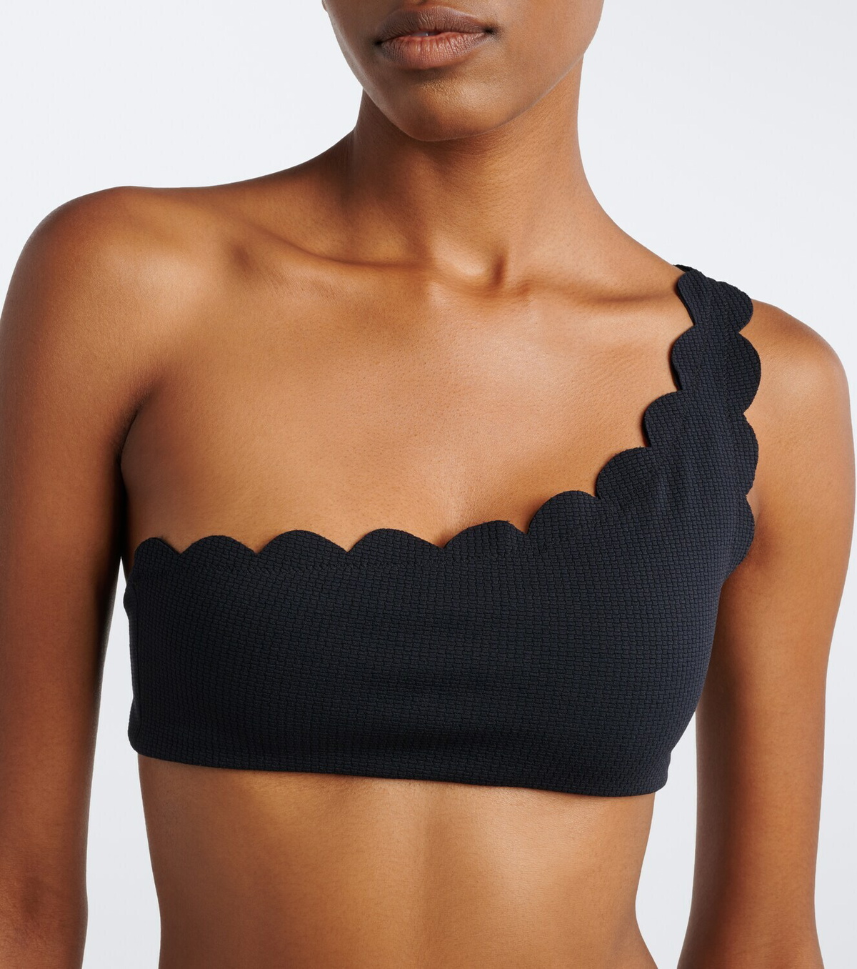 Marysia Santa Barbara one-shoulder bikini top