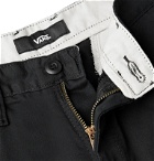 Vans - Slim-Fit Stretch Cotton-Blend Twill Shorts - Black