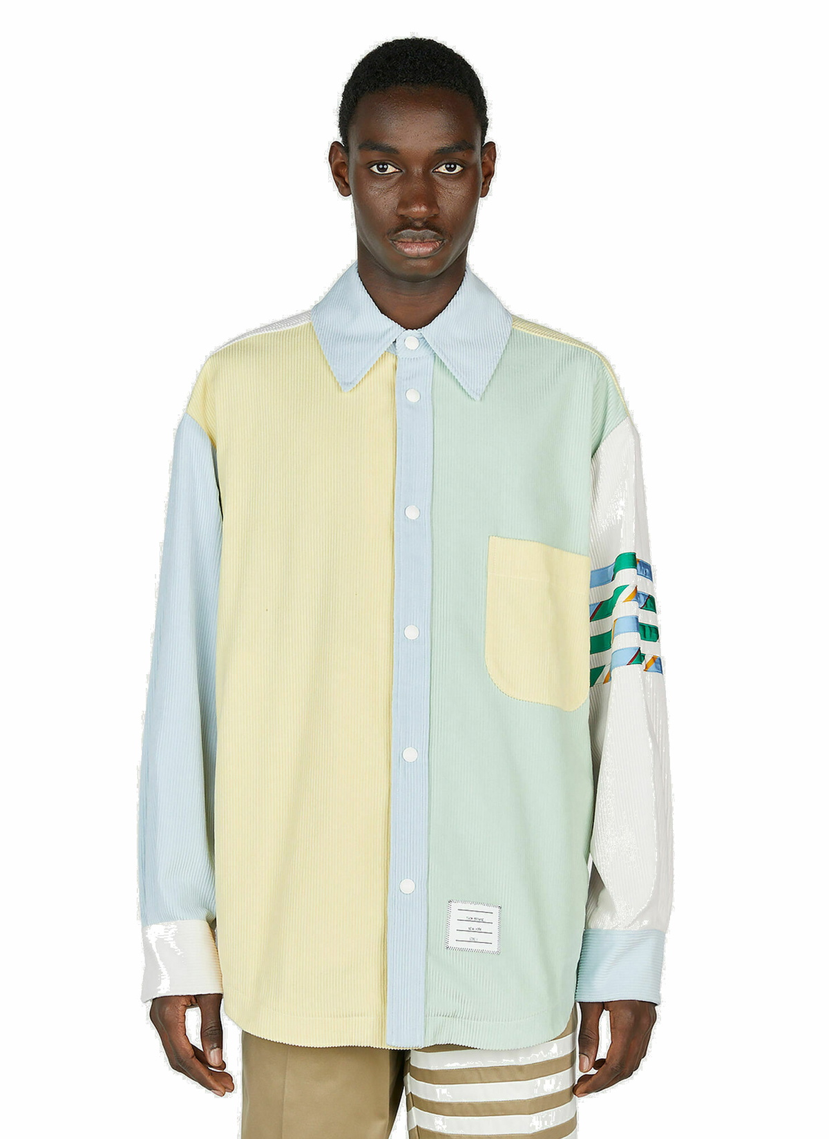 Thom Browne - 4 Bar Shirt Jacket in Green Thom Browne
