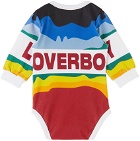 Charles Jeffrey Loverboy SSENSE Exclusive Baby Multicolor Printed Romper