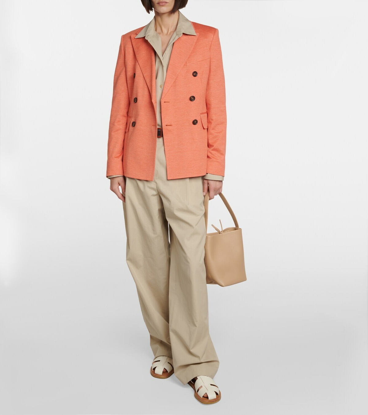 Max Mara - Zirlo cotton and linen blazer Max Mara