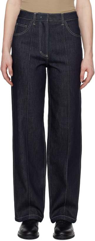 Photo: CO Navy Pinched Seam Jeans