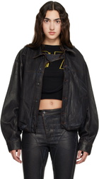 Ottolinger Brown Glazed Flex Denim Jacket
