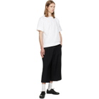 Simone Rocha White Fitted Wire Turnup T-shirt