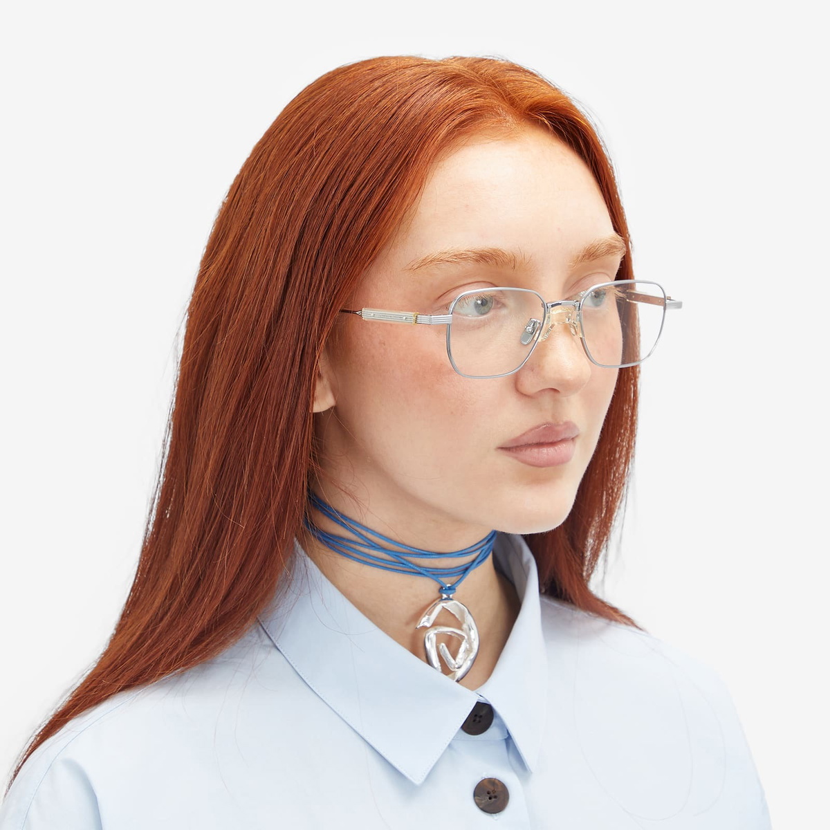 Gentle Monster Women's Catta OpticalGlasses in Silver Gentle