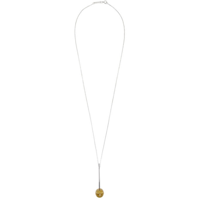 Photo: Avgvst Jewelry Orange Lollipop Necklace