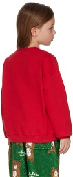 Luckytry SSENSE Exclusive Kids Red 'Winter Party' Sweatshirt