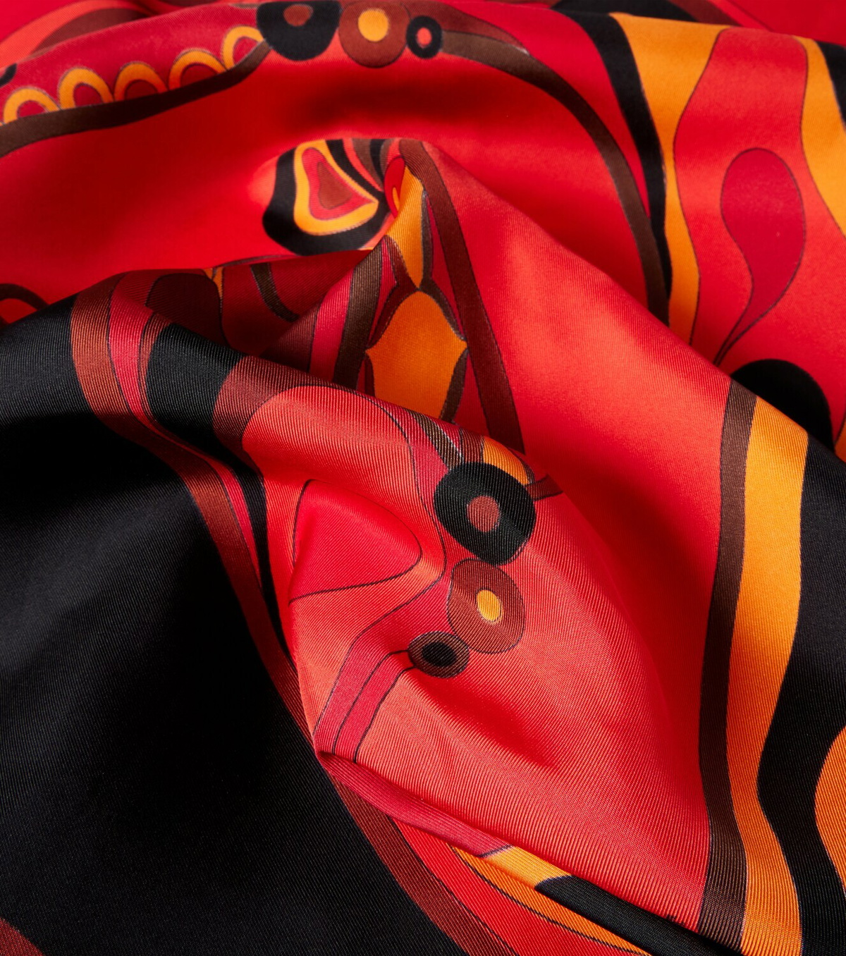 Pucci Manuba silk twill foulard scarf