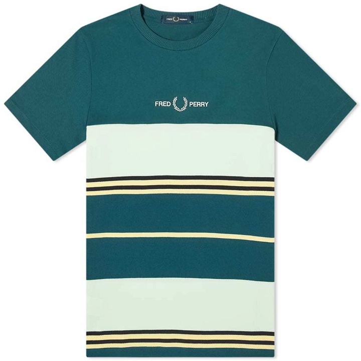 Photo: Fred Perry Authentic Striped Panel Tee