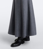 Lisa Yang Torie cashmere midi skirt