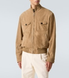 Dolce&Gabbana Suede bomber jacket
