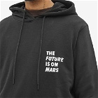 The Future Is On Mars Men's Hoody in Black