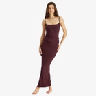 SKIMS Women's Soft Lounge Long Skirt in Bordeaux