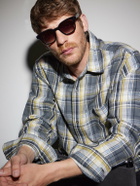 Garrett Leight California Optical - Broadway D-Frame Tortoiseshell Acetate Sunglasses