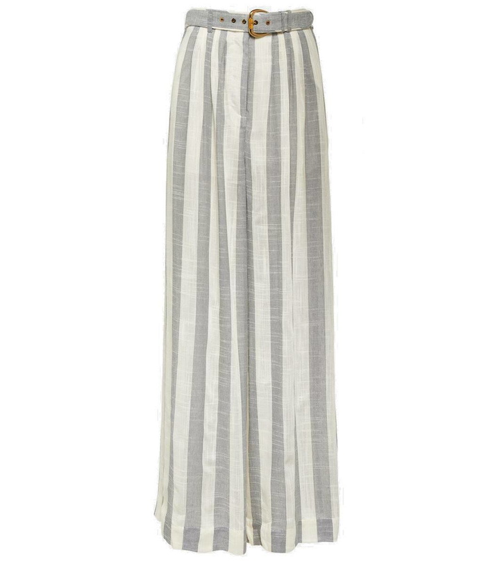 Photo: Zimmermann Matchmaker striped wide-leg pants