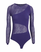 Wolford Womens Bodysuit in Purple