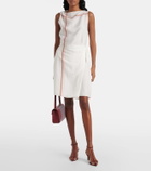 Vince Striped wrap dress