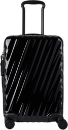 Tumi Black International Expandable 4 Wheeled Carry-On Suitcase