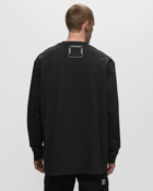 Fred Perry X Raf Simons Embroidered L/Sleeve Tshirt Black - Mens - Shortsleeves