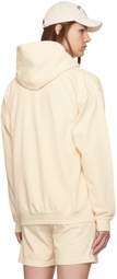 Sporty & Rich Off-White Varsity Crest Hoodie