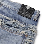 1017 ALYX 9SM - Blackmeans Slim-Fit Distressed Embroidered Denim Jeans - Blue