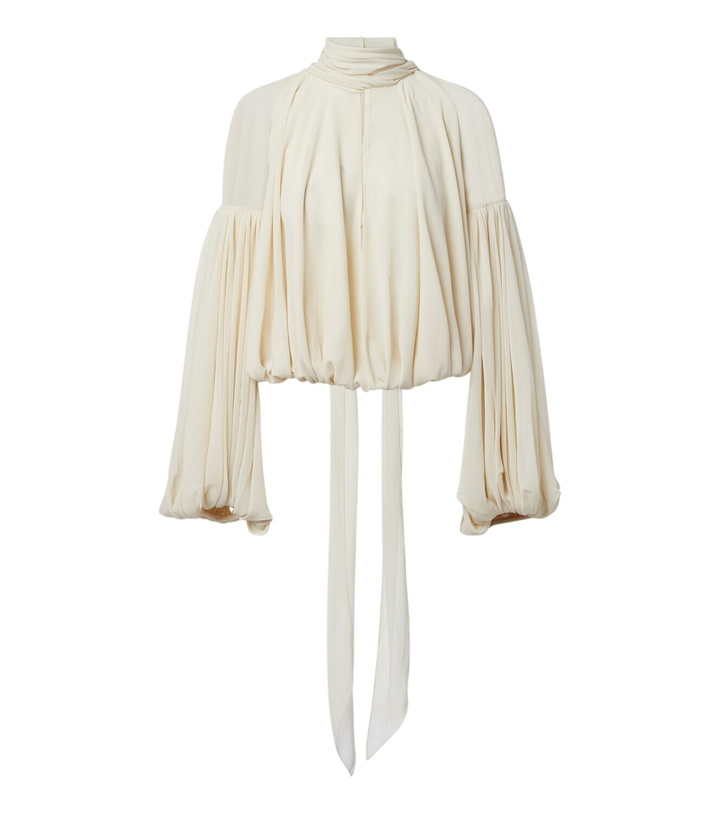 Photo: De La Vali Solana chiffon blouse