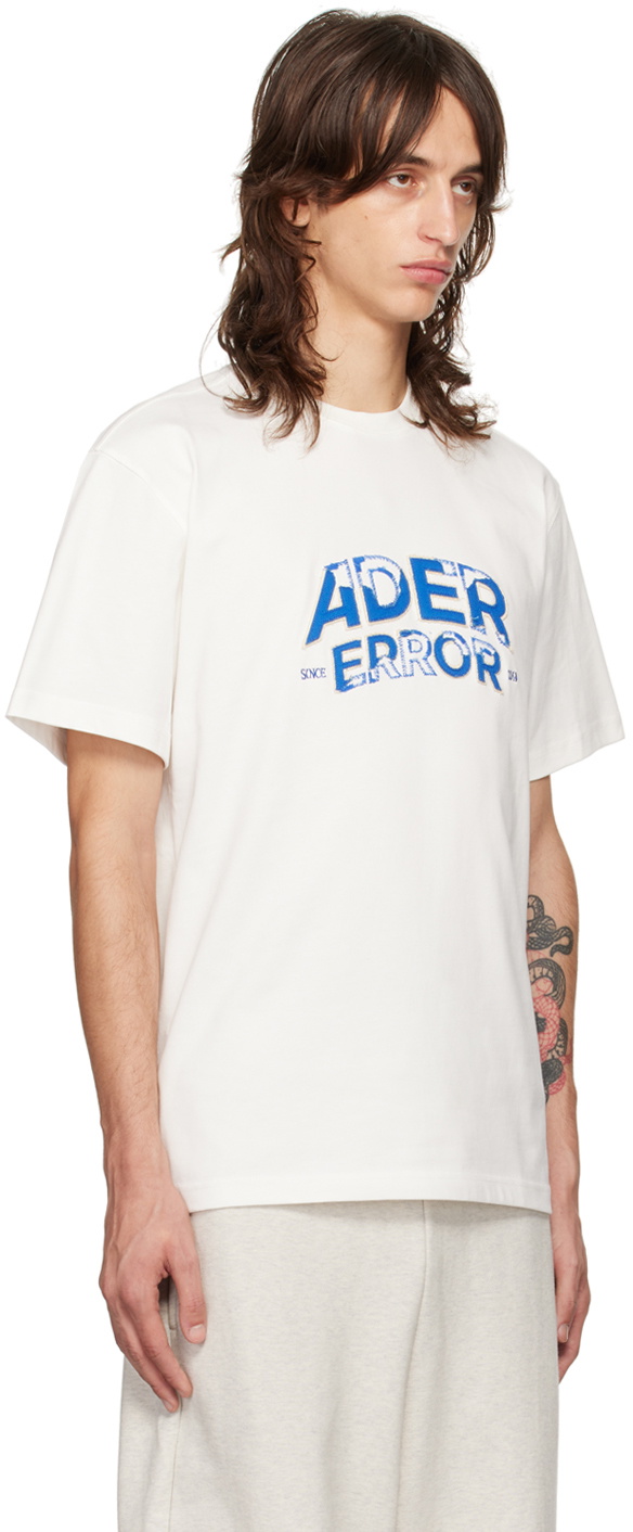 ★ADERERROR★ AD logo tshirt Off white Off-White Sig; 01 Tag T-shirt by ADER error on Sale