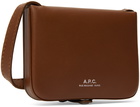 A.P.C. Brown Josh On Strap Pouch