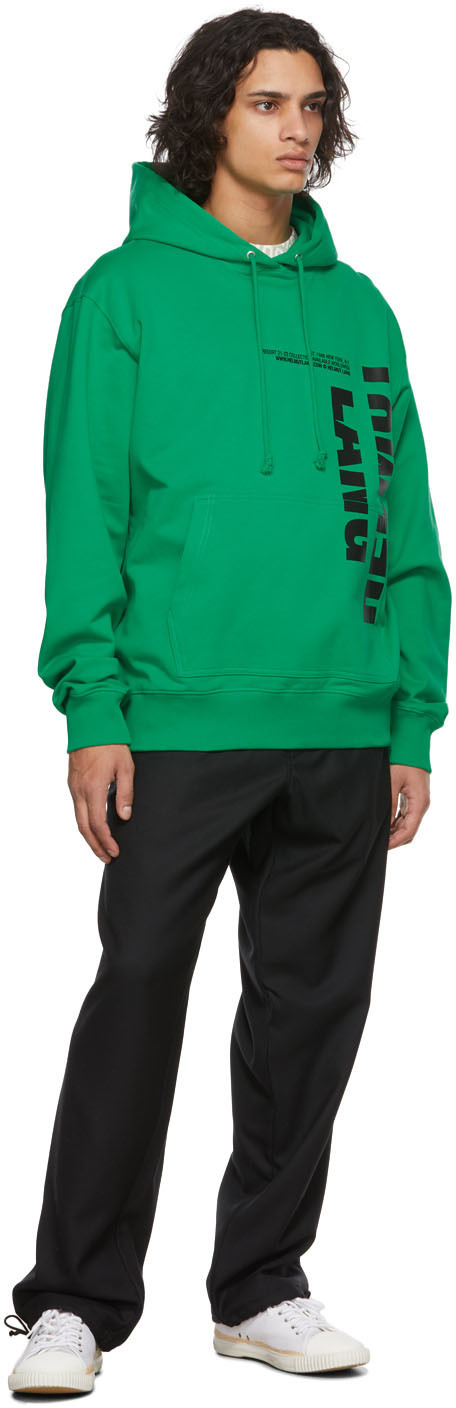 Green helmut lang on sale hoodie