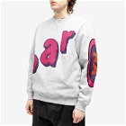 By Parra Men's Loudness Crew Sweat in Heather Grey