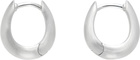 Tom Wood Liz Huggies Satin Earrings