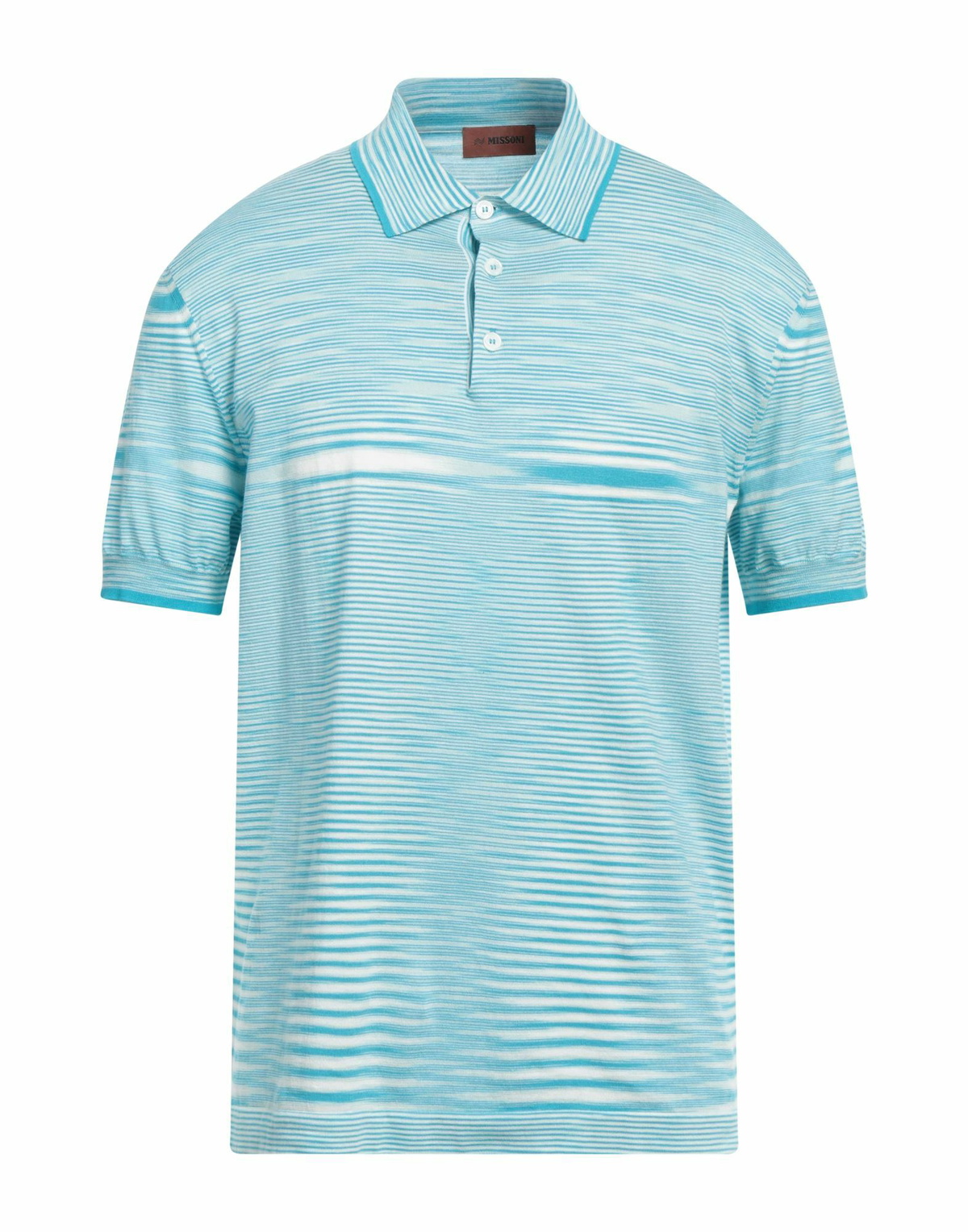 Missoni Mens Polo shirt Turquoise